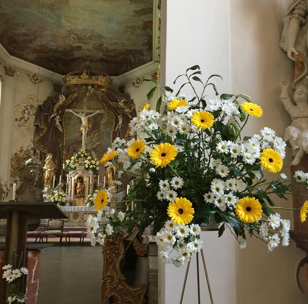 Flowers and Altar